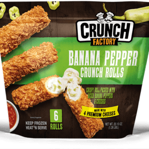 Crunch Factory banana pepper crunch rolls package