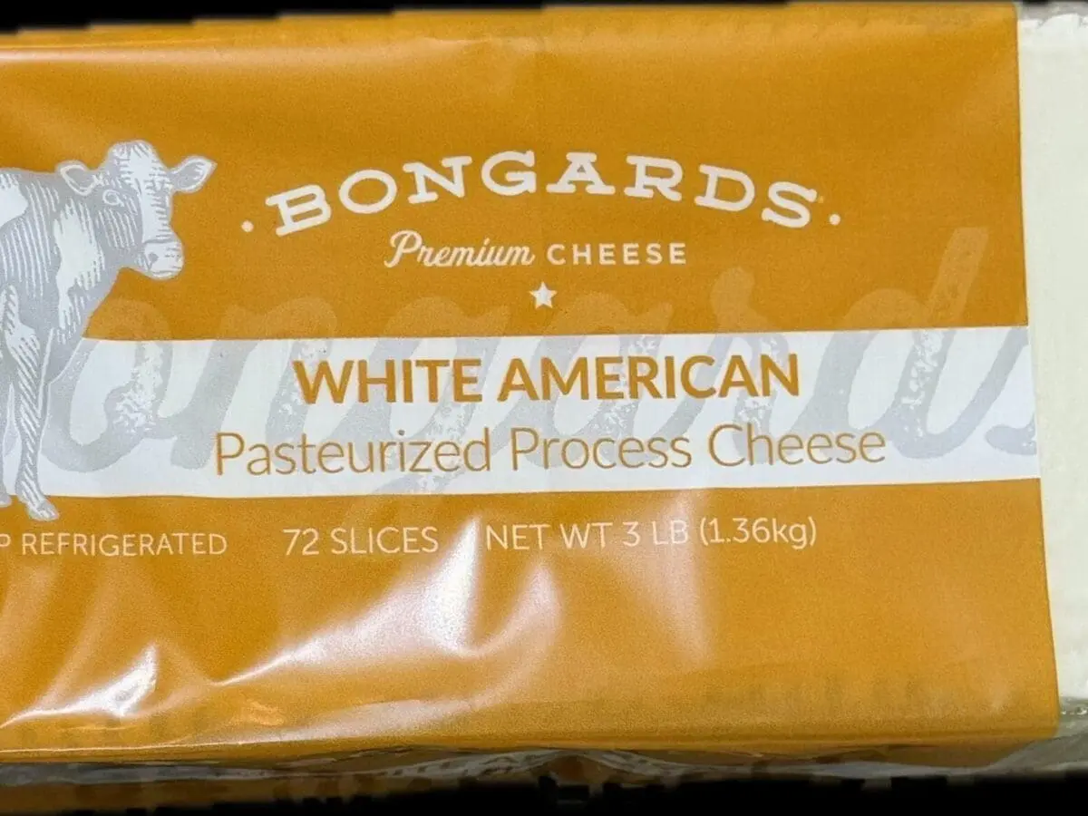 Package of Bongards White American cheese