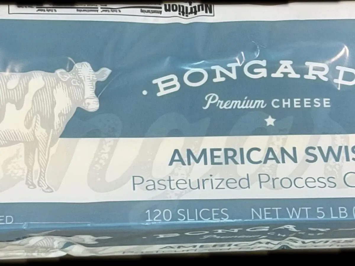 Bongards American Swiss cheese package