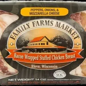 Family Farms Market bacon-wrapped stuffed chicken breast