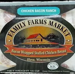 Family Farms Market Chicken Bacon Ranch package