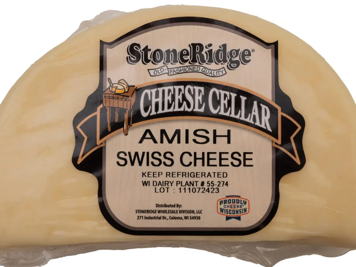 StoneRidge Amish Swiss cheese wedge