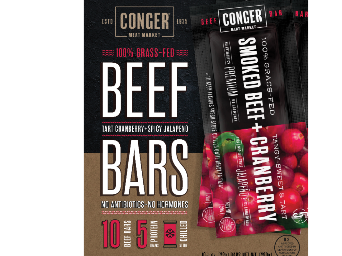 Conger Beef Bars Jalapeno & Cranberry