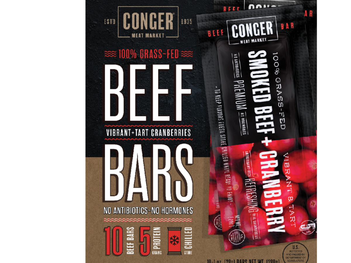 Conger Beef Bars Cranberry