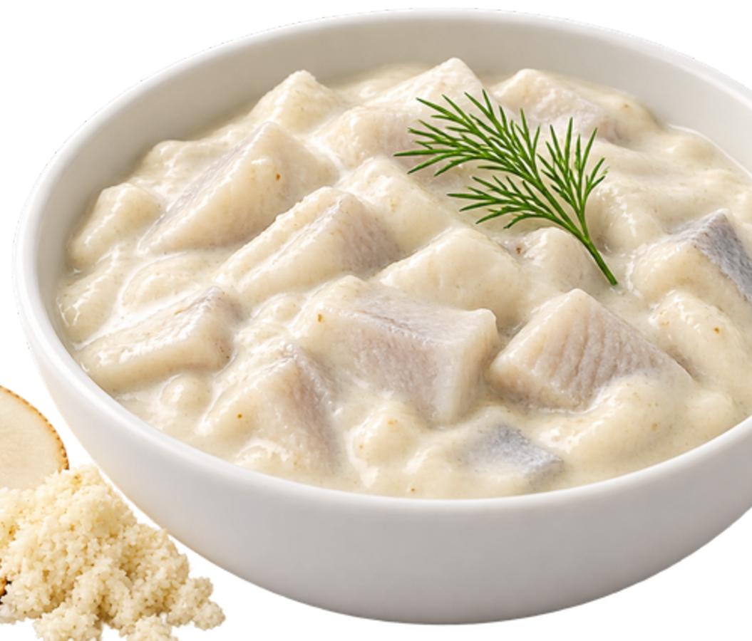Horseradish Herring 8# Pails