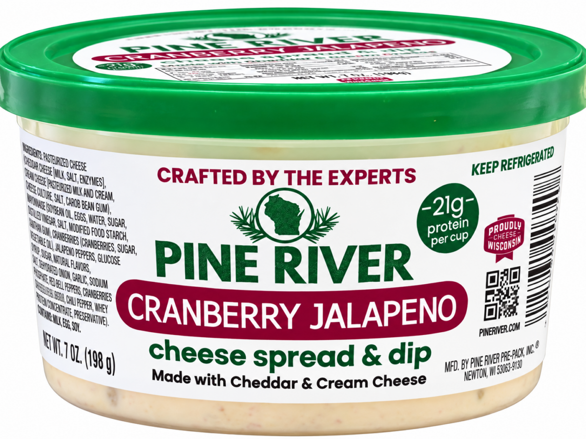 Pine River Cranberry Jalapeno Cheese Spread 12/8oz