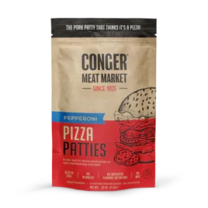 Concer Meat Market pepperoni pizza patties package