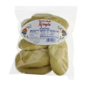 Bag of almond kringla cookies