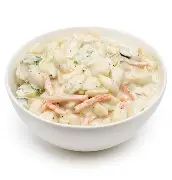 Bowl of creamy coleslaw